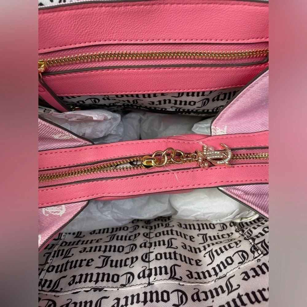 Juicy Couture bag,Juicy Couture Backpack,Juicy Couture Pink Logo Backpack.